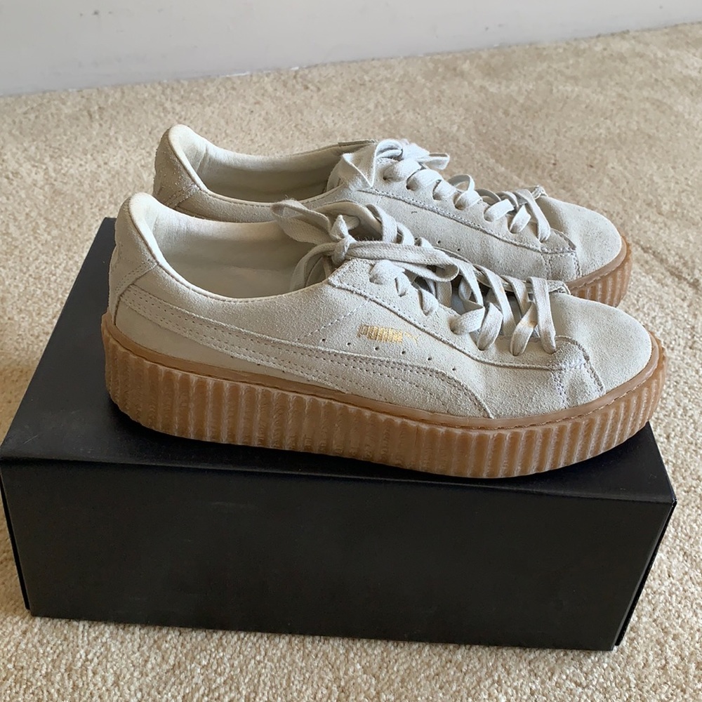 Suede creepers